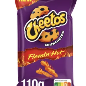 LAYS CHEETOS CRUNCHETOS FLAMIN HOT CHIPS 110GR